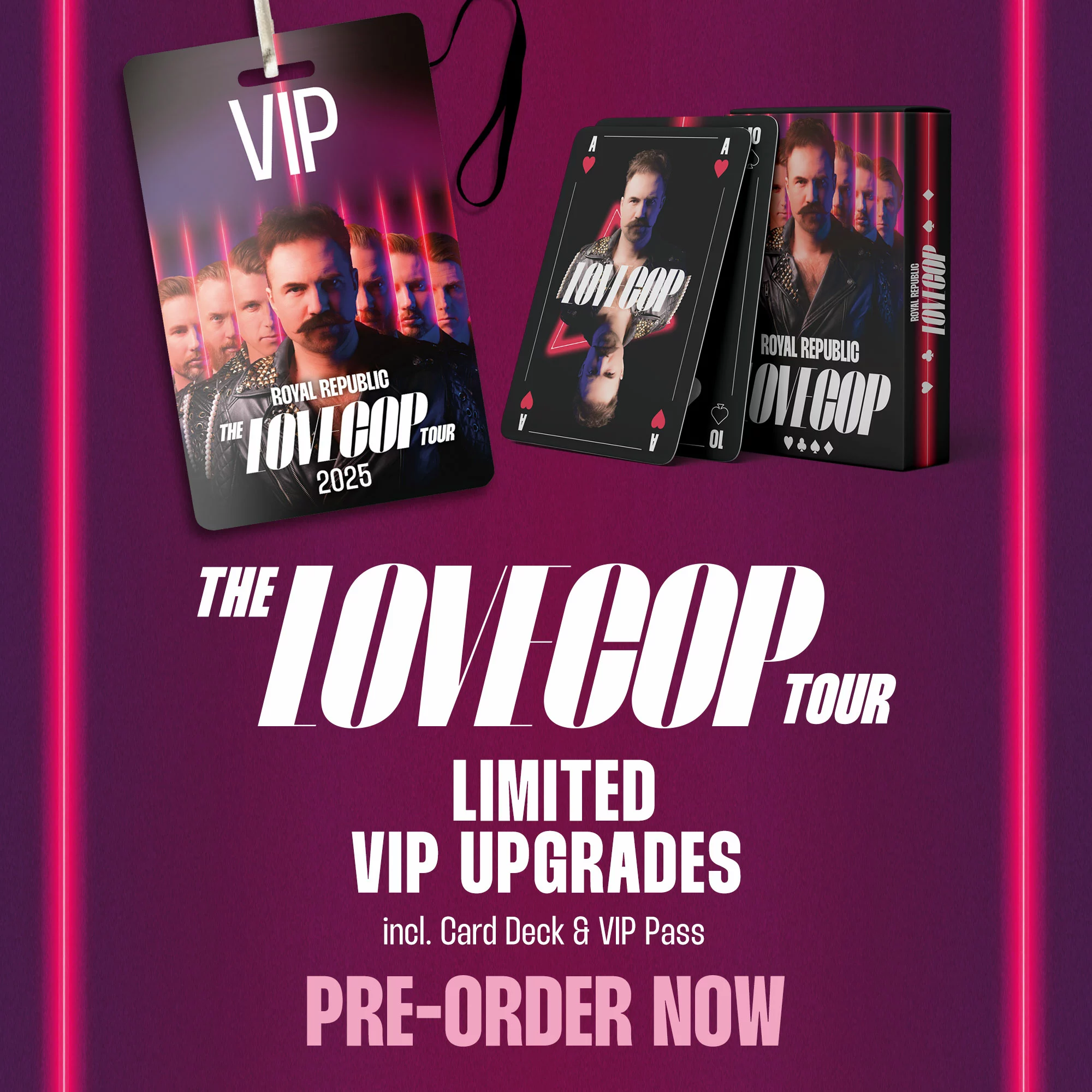 ROYAL REPUBLIC - Tour 2025 VIP Upgrade [TICKET UPGRADE BUNDLE]