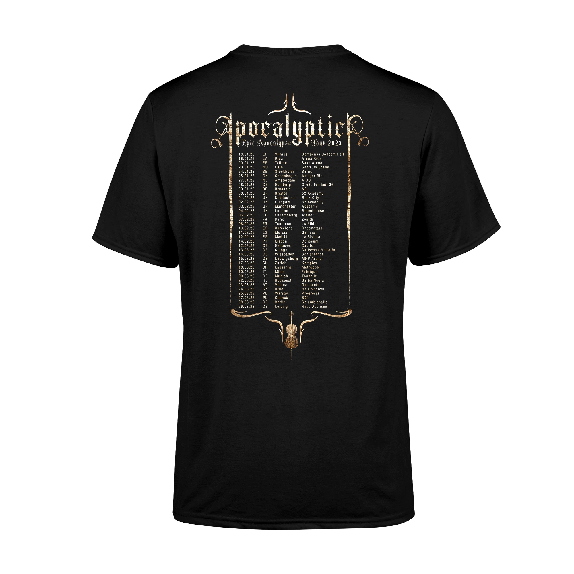 APOCALYPTICA - Epic Apocalypse Tour 2023 [T-SHIRT]